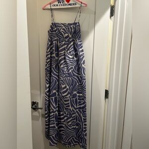 Rails Blue and White Patterned Sundress
